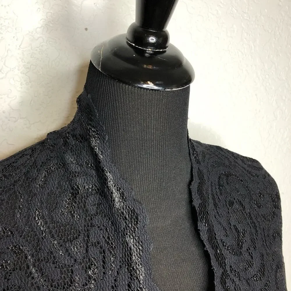 Joseph Ribkoff black lace overlay dress size 10 NWT classic elegant cocktail